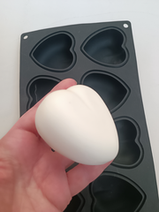 Силиконовая форма Сердца 3Д 8шт