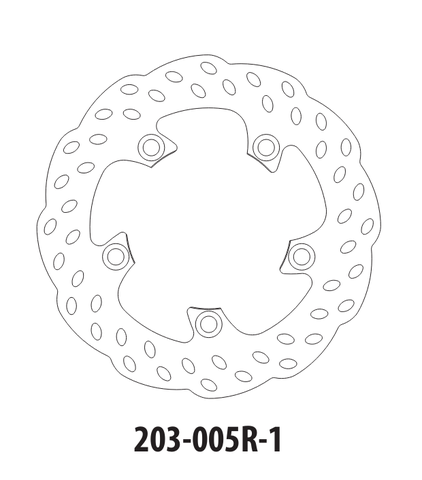 Диск тормозной задний Yamaha YZF600 / YZF-R6 / YZF-R1 / MT-10