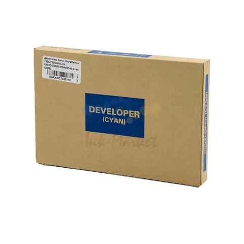Девелопер OEM 675K85040 для Xerox WorkCentre 7525, 7830, AltaLink C8030, C8035 Голубой