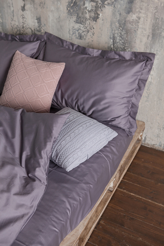 Постельное белье семейное Luxberry Daily Bedding сливовое