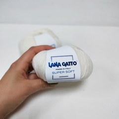 Lana Gatto, Super Soft, Меринос 100%, Молочный (978), 50 г, 125 м