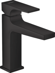 Смеситель для раковины с донным клапаном, черный Hansgrohe Metropol 32507670