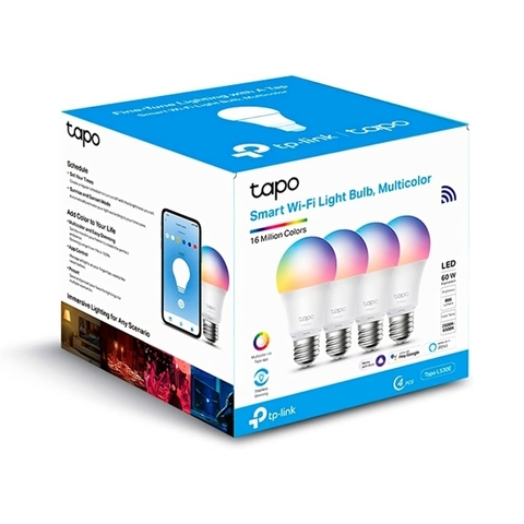 Умный дом TP-LINK Tapo L530E(4-pack) Умная многоцветная Wi-Fi лампа