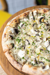 ПИЦЦА СЛИВОЧНАЯ С ГРИБАМИ NEW 30 СМ. Доступно с 11:00