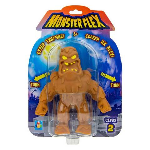 Monster Flex тянущийся монстр «Гряземонстр» 1Toy 2 серия