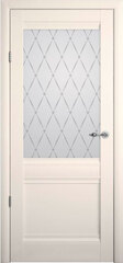 Межкомнатная дверь Скай / Цвет Ваниль / Стекло "Мателюкс Гранд" / Двери Верда
