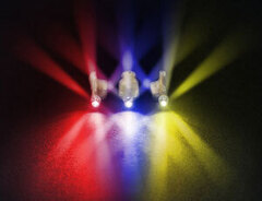 Светодиод для подсветки шара 3D, Разноцветный, 10 шт.