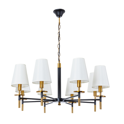 Люстра Arte Lamp Riccardo A4075LM-8BK