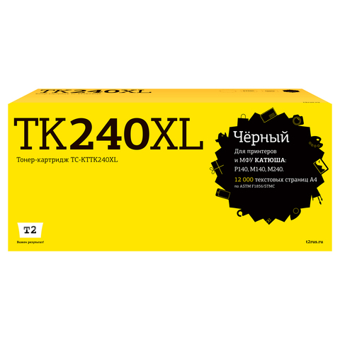 TC-KTTK240XL Картридж T2 для Катюша P140/M140/M240 (12000стр.) с чипом TK240XL