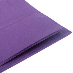 Упаковочная бумага, Тишью (76*50см), Фиолетовая, 10 листов.