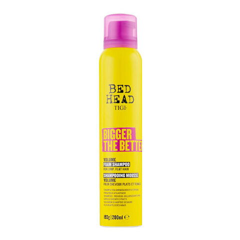 TIGI Bed Head Bigger The Better Volume Shampoo - Пенный шампунь для придания объёма волосам