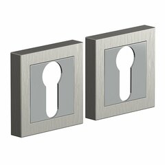 Накладки под цилиндр Bravo A/Z-2CL SN/C МатНикель/Хром