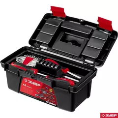 ЗУБР Хозяин-42, 42 предм., универсальный набор инструмента для дома (22105)