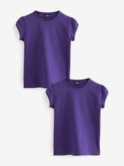 Футболка для девочки Next Q77-137, 2 шт., Фиолетовый