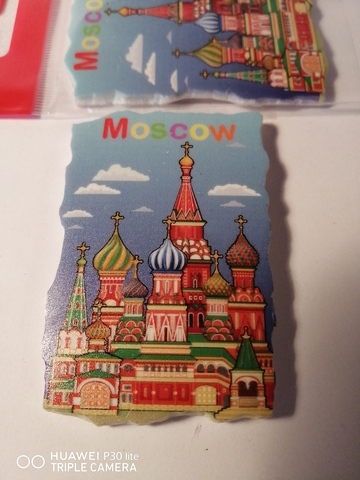 Магнит ВИДЫ МОСКВЫ В АССОРТИМЕНТЕ, полистоун