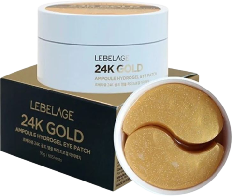 Lebelage Patch Патчи с экстрактом золота Lebelage 24K Gold Ampoule Hydrogel Eye Patch