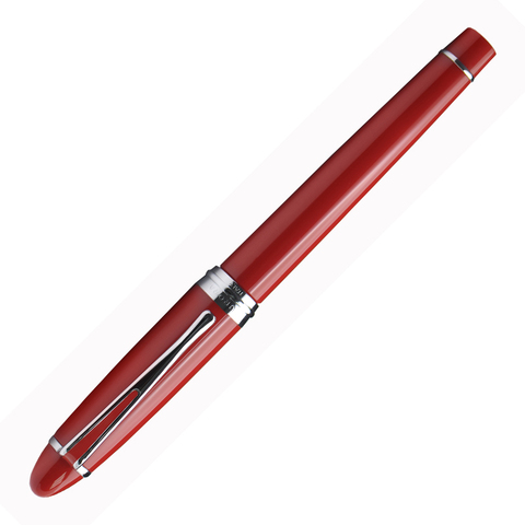 Перьевая ручка Aurora Ipsilon Deluxe red CT, перо - F, в подарочной коробке