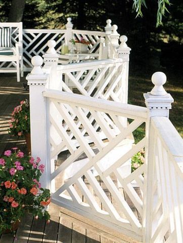 Перила и ограждения для балконов, веранд, террас и садовых дорожек