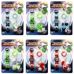 Watch Wrist Building Blocks Super Hero