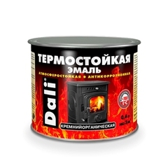 Эмаль термостойкая Dali черная 0,4л Рогнеда