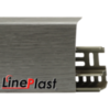Плинтус Line Plast 85 мм LS020 – Металлик Файн-лайн