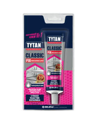 Монтажный клей Tytan Classic Fix (Жидкие гвозди Титан Классик Фикс) прозрачный, 100 мл