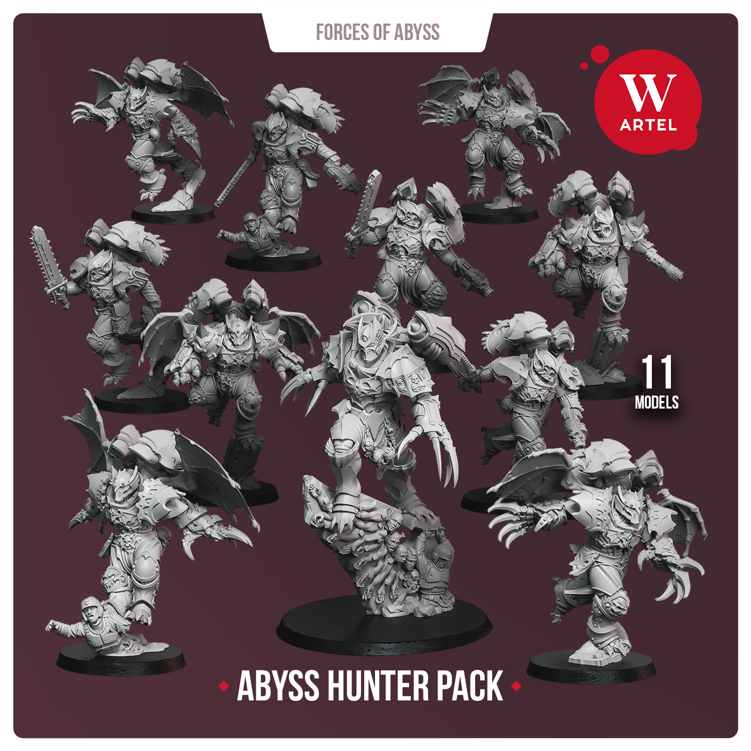 Комплект миниатюр Abyss hunters pack – купить миниатюры по Warhammer в Artel W