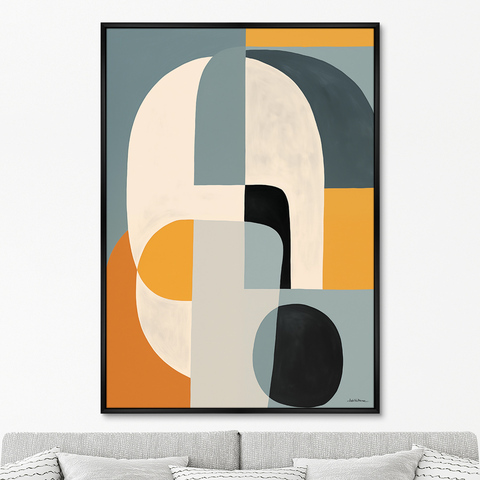 ArtNoMore - Репродукция картины на холсте Spatial form of colors, No 2, 2024г.