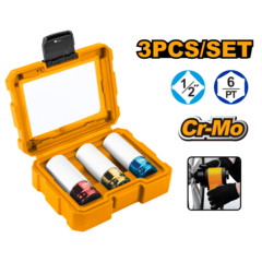 Набор ударных торцевых головок 1/2"  INDUSTRIAL