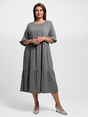 Платье Авантаж Виотекс СЕРЫЙ
