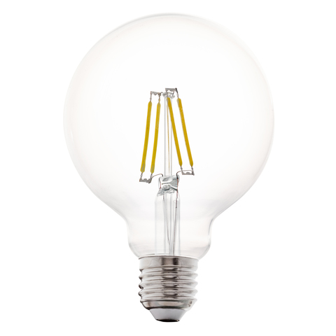 Лампа LED филаментная прозрачная Eglo CLEAR LM-LED-E27 4W 350Lm 2700K G95 11502