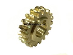 Шестерня редуктора для снегоуборщика d-51мм, 18 зубов, вал 19мм.