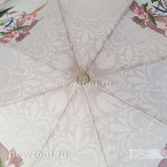 Женский мини зонт TRUST с цветками и порхающей бабочкой