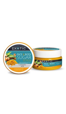 Exotic EX-09 Скраб сахарный для лица и тела  (A Turmeric)  300 ml