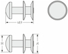 Сунержа 9010-2010-0001 Вешалка "СФЕРА" н/ж для ДР "" (RAL 9010 Белый)