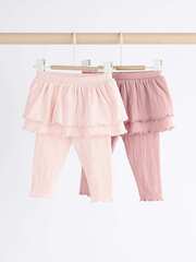 Легинсы для малышей Next Q95-309, 2 шт., Розовый