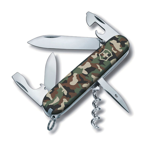 Нож складной Victorinox Spartan, 91 mm, 12 функций, камуфляж, блистер