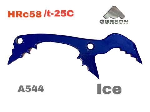 А544	Зуб  Кошкоботы Gunson NNN / Ice  / 4мм / Blue / Toth replacement / 60С2А / HRc 55-58  / t-25C /W- 43gr.