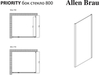Allen Brau Priority 3.31014.BA Боковая стенка, цвет: серебро браш