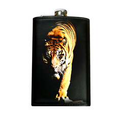 Фляжка "Крадущийся тигр", черная