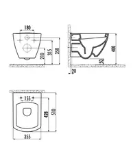 Унитаз подвесной 