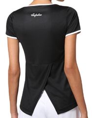 Женская теннисная футболка Australian T-Shirt Ace With Back Split - black