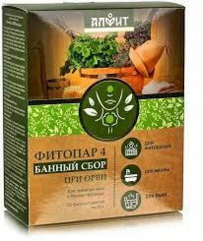 АЛФИТ сбор банный ФИТОПАР-4 при ОРВИ