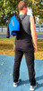Утеплённый лыжный костюм ArsWear Blue Training со спиной мужской