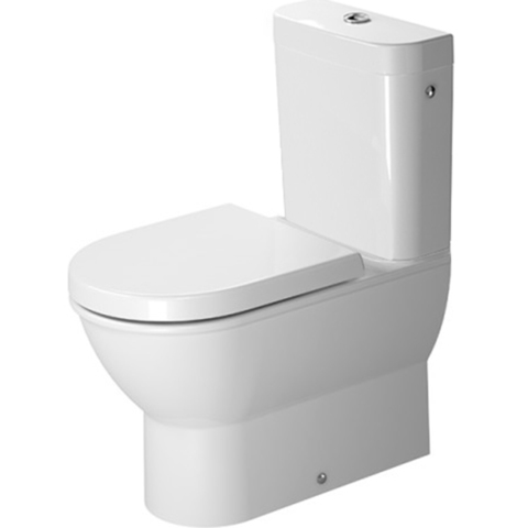 Duravit Darling  Бачок 40,5х16 мм, подключение снизу, с механизмом двойного смыва, кнопка хром, цвет белый, 931100005