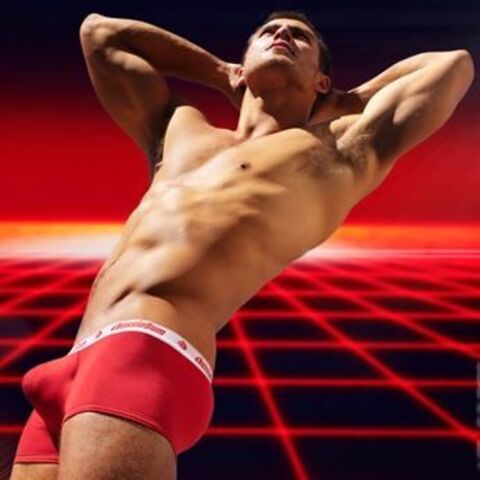 Мужские трусы боксеры красные Aussiebum WJ Raw Red