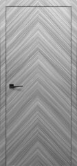 Межкомнатная дверь Диагональ / Цвет Орех грей / Двери Верда