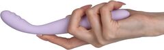 Сиреневый вибростимулятор Cici 2 с функцией нагрева - 17,8 см. - 
