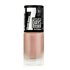 TF Лак для ногтей COLOR GEL CITY FRENCH тон 294 Rose glitter/Розовый с шиммером 8мл