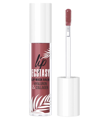 LuxVisage Маска-бальзам для губ LIP ECSTASY hyaluron & collagen тон 604 Rosewood 3,3г